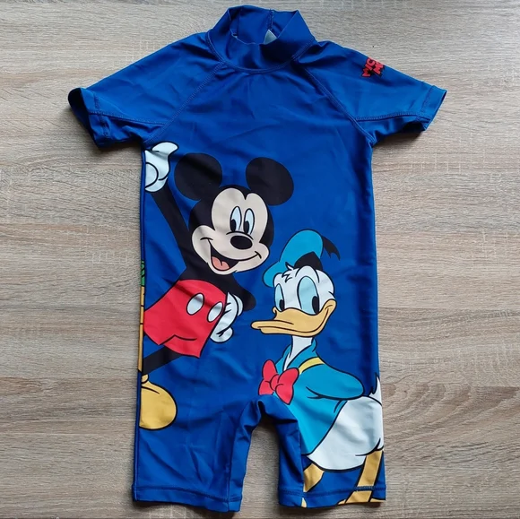 Next Direct like new Mickey Mouse one-piece swimsuit 3-4 years. - Picture 15 of 16